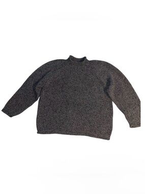 Paul James Men's Gray Mock Neck Sweater Size XL 85% wool